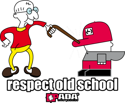 Dziadek respect old school.Pada