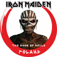 Koszulka IRON MAIDEN "The Book of Souls" POLAND