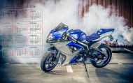 Kalendarz 2016 Motocykl Blu