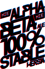 Koszulka 2 - Nie Alpha, Nie beta, ale 100% stable wersja  - koszulki informatyczne, koszulki dla programisty i informatyka - dziwneumniedziala.cupsell.pl