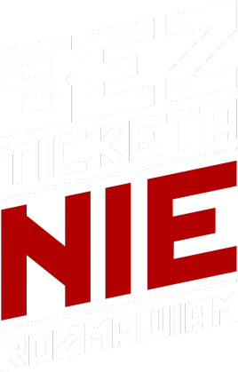 Koszulka - Bez ticketa nie rozmawiam - koszulki nietypowe, śmieszne - chcetomiec.cupsell.pl