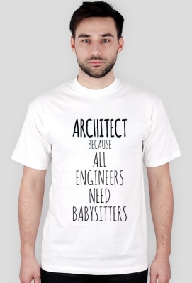 ARCHITECT. Because all engineers need babysitter. - Archoholics