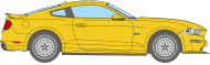 FORD MUSTANG GT (2017-) żółty KUBEK
