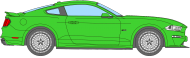 FORD MUSTANG GT (2017-) zielony KUBEK