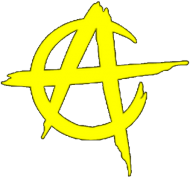 Anarchokapitalizm - czarna damska koszulka