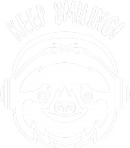 KEEP SMILING! Uśmiechnij się! T-shirt męski, koszulka, leniwiec