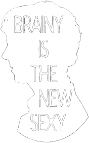 Brainy is the new sexy - black & color