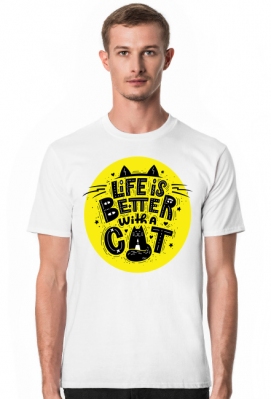 Life is better with a cat. Koty, zwierzęta - EntertainmentWorld