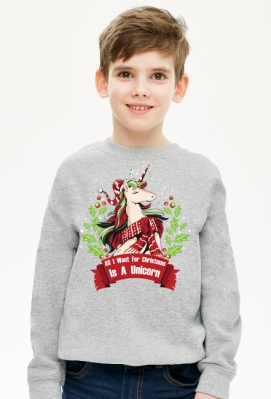 all i want for christmas is a unicorn - jednorożec na święta - EntertainmentWorld