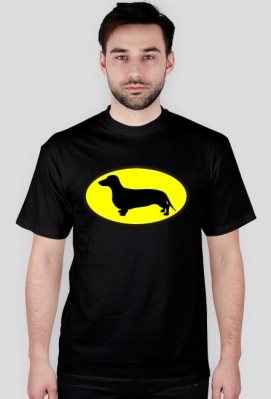 Koszulka męska Jamnik Batman - Zealot