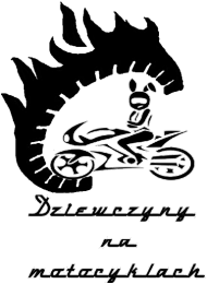Kubek z logo "Dziewczyny na motocyklach"