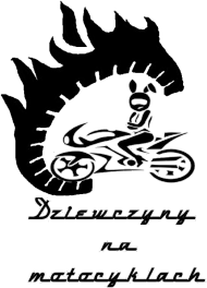 Koszulka z logo "Dziewczyny na motocyklach"