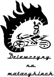 Koszulka damska z logo "Dziewczyny na motocyklach"