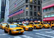 Yellow USA Cab