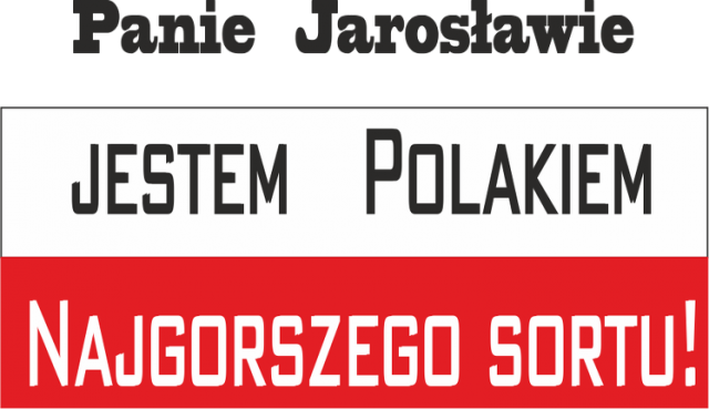 Koszulka męska - Jestem Polakiem najgorszego sortu!