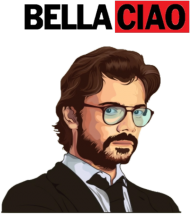MASECZKA KOLOROWA '' DOM Z PAPIERU'' BELLA CIAO - PROFESOR'' HIT - SUPER PREZENT!