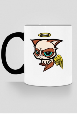 Kubek Grumpy Angel Cat - Niepokorni