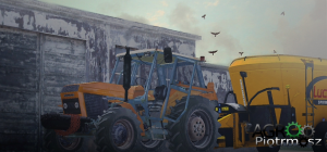 URSUS 1224 Farming Simulator 15 - nadruk