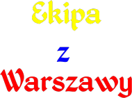 Koszulka damska - Ekipa z Warszawy