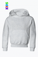 Dziecięca lekka bluza z kapturem szary