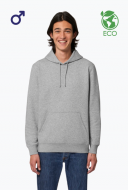 Eco bluza z kapturem męska biała - DRUMMER