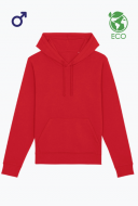 Eco bluza z kapturem męska czarna - DRUMMER