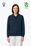 Eco bluza z kapturem damska S&S Drummer - White