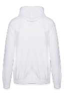 Bluza męska z dwukolorowym kapturem biała