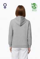 Eco bluza z kapturem damska S&S Drummer - White