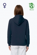 Eco bluza z kapturem damska S&S Drummer - White