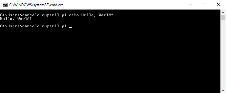 Hello, World!