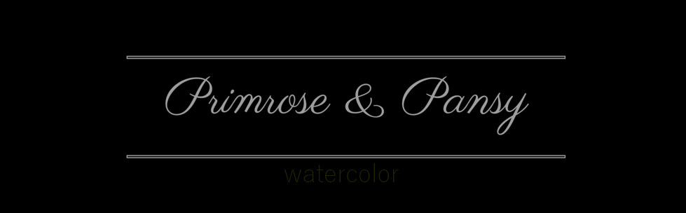 Primrose & Pansy - watercolor collection