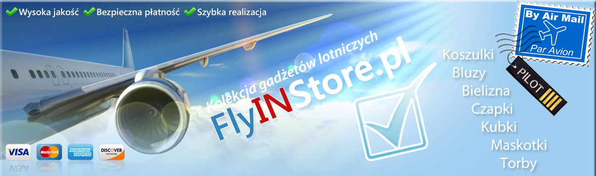 FlyIN Store :: Gadżety Lotnicze, sklep lotniczy z koszulkami, bluzami, kubkami, akcesoria