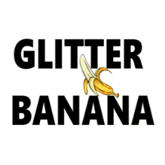 glitter banana